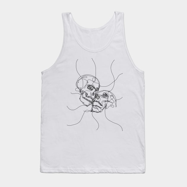 skull lovers Tank Top by ElWish